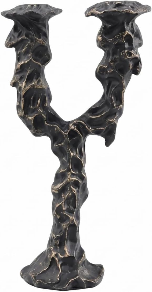 Sculptural Candle Holder Geometric Style Decorative Candle Holder Modern Minimalist Modern Home Decor, Tall