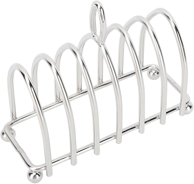 Stainless Steel Bread Rack - Durable Bread Holder for Kitchen Countertop, Vintage Design Baking Cooling Rack, Easy Clean(Style 3)