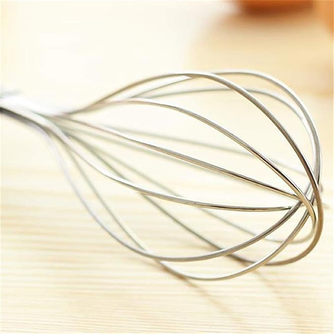Whisks, Kitchen Steel Wire Balloon Whisk Milk Bubbler Blender