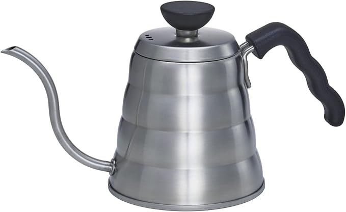 Hario V60 "Buono" Gooseneck Coffee Kettle, 700ml, Stainless Steel, Silver