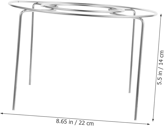 PRETYZOOM 304 Stainless Steel Sturdy Cooling Rack for Baking Oven Safe Metal Cake Cooling Stand for Desserts Cookies and Baked Goods