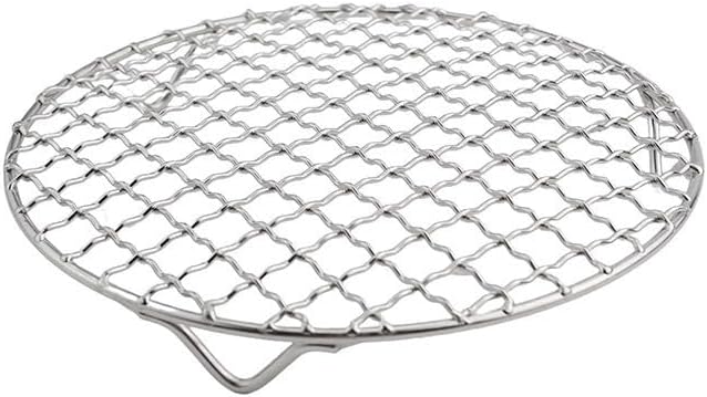 201 Stainless Steel Cooling Rack, Round Cooling Baking Rack For Draining, Steaming, Grilling Or Cooling Food, Silver(18cm)