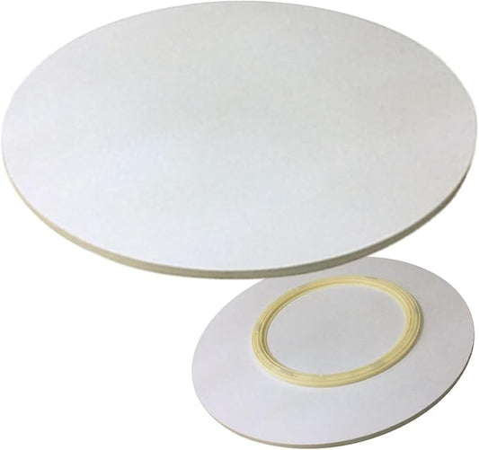 LIGUOYI Turntables for Dining Table Round Wood Table Top 360° Rotating Board 50 60 70 80 90cm Dining Table Serving Turntable, Lazy Susan Share Food Spin Smoothly Home Dining