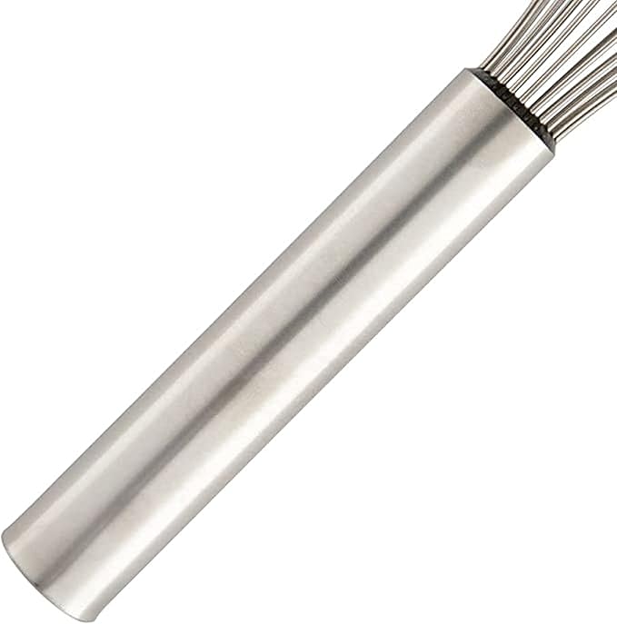 TrueCraftware- 10" Stainless Steel Piano Whip/Whisk- Kitchen Balloon Whisk Thick Wire Wisk Egg Frother for Cooking Blending Whisking Beating and Stirring