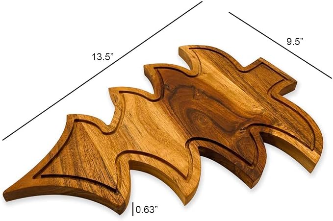 Affinity Decor Christmas Tree Cutting Board for Kitchen, Tree Shaped Wood Cutting Board with Grooves, Charcuterie Wooden Serving Tray for Cheese (Christmas Tree Board with Groove 13"L x 9"W)