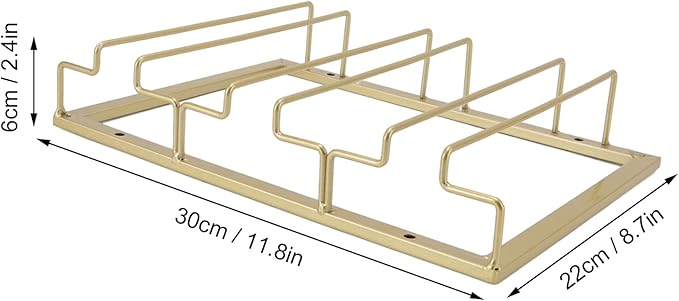 Upside Down Wine Glass Rack European Hanging Wine Glass Rack Under Cabinet Wine Glass Rack Wine Glass Rack For Bar Home Cup Storage Display Rack (Gold)