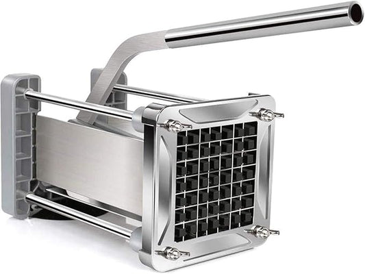 Sopito French Fry Cutter for Potatoes, 1/2 Inch Professional Grade | Durable stainless steel, easy lever operation, fast cutting. Ideal for family meals, parties and batch food prep