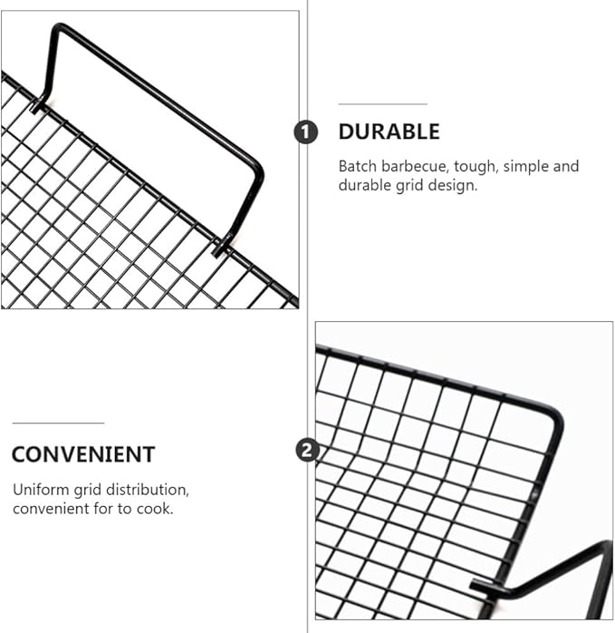 BESPORTBLE Stainless Steel Cooling Rack Baking Rack Barbecue Wire Mesh Baking Steaming Rack for BBQ Charcoal Cooking Grate