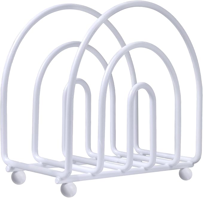 Blue Donuts White Arc Collection Napkin Holder – Napkin Holders for Tables, Modern Napkins Holder, Dining Table Napkin Holders for Kitchen,