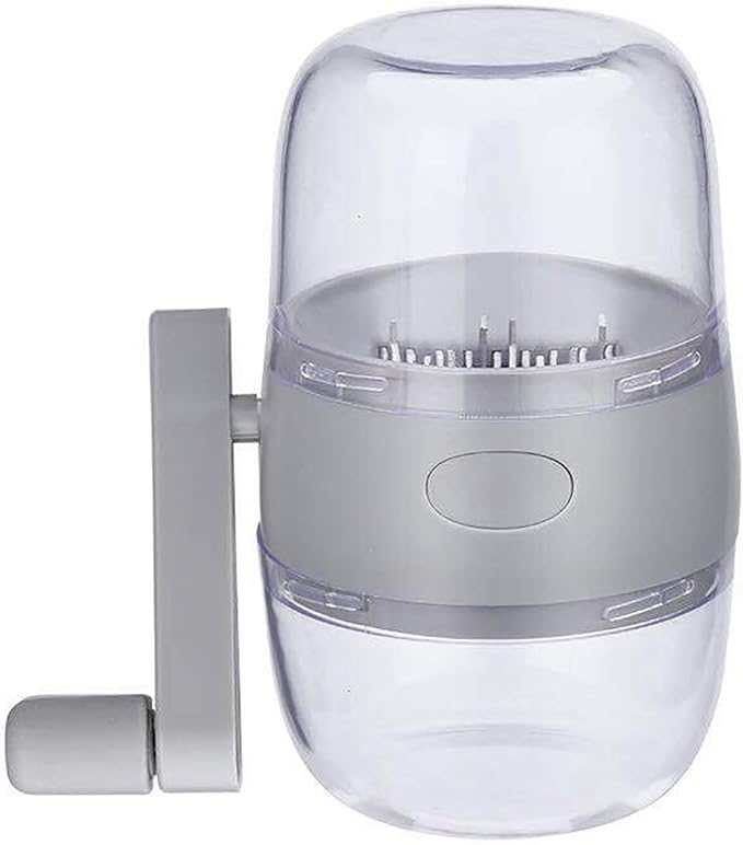 Nut Chopper,Manual Nut Grinder with Hand Crank,Hand Held Food Shredder Cutter for Different Nuts for Baking for Kitchen