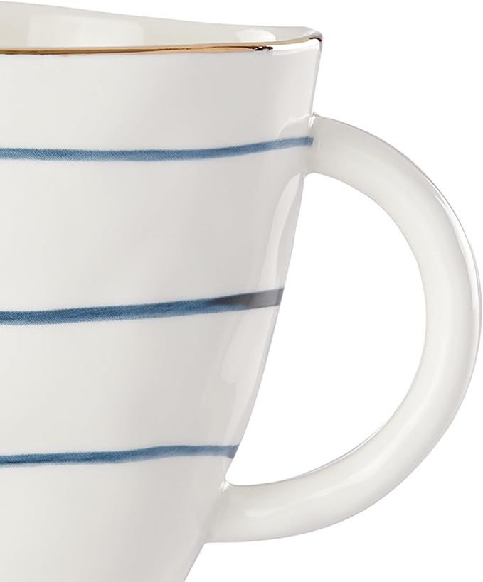 Lenox Blue Bay 4-Piece Dessert Mug Set, 2.75 LB
