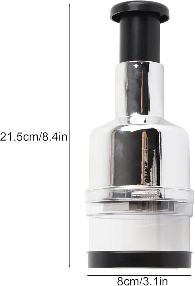 Hand Vegetable Chopper, Manual Food Chopper, Stainless Steel, for Onion, Kitchen Use