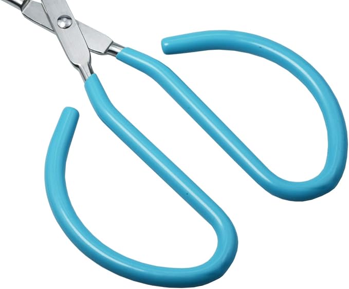 HINMAY Scissor Cooking Tongs 10 Inches Stainless Steel Wire Tongs, Set of 2