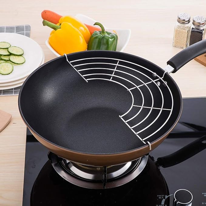 Cooking Rack Round, 6 Inch Stainless Steel Round Rack for Cooking Cooling Steaming Baking, Fit Air Fryer Stockpot Pot Pressure Cooker