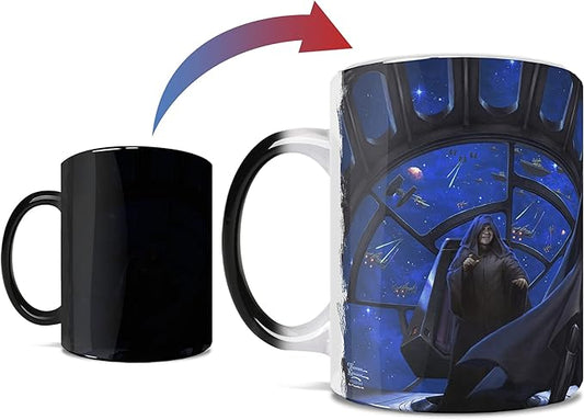 Morphing Mugs Star Wars – Luke Skywalker, Lord Palpatine, & Darth Vader – A Son's Destiny – Thomas Kinkade- One 11 oz Color Changing Ceramic Mug – Image Revealed When HOT Liquid Is Added! MMUG1214