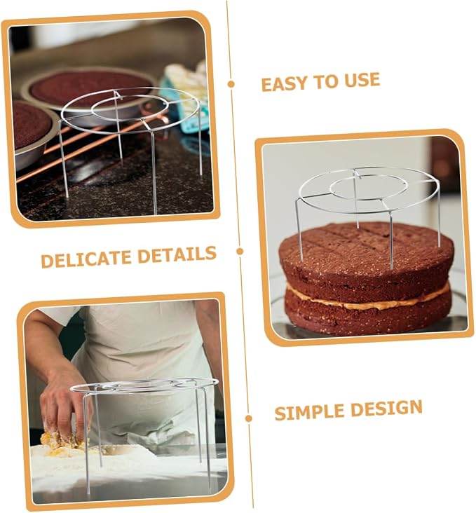 PRETYZOOM Stainless Steel Cooling Rack Stand for Cake Cookies for Cakes Easy Clean Design Essential for Home Bakers