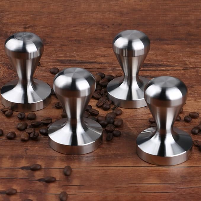 Espresso Tamper 58mm Coffee Tamper 100% Stainless Steel Espresso Hand Tamper Tool
