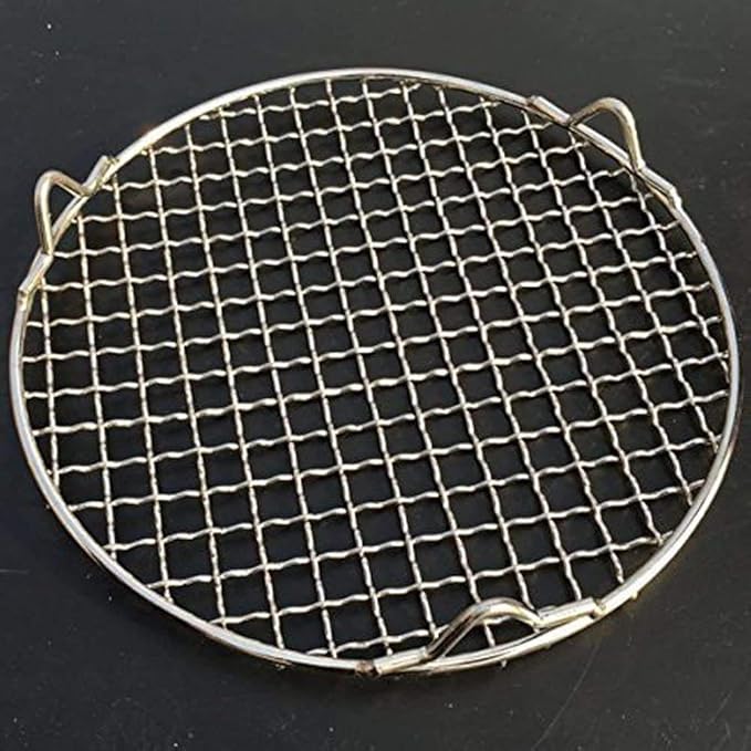 Comicfs Canning Rack Dia 8.25" 304 Stainless Steel Barbecue Baking and Cooling with Legs Heavy Duty Cross Wire Steaming Rack Cookware Fit for Air Fryer Instant Pot Pressure Cooker Canning (21cm/8.25")