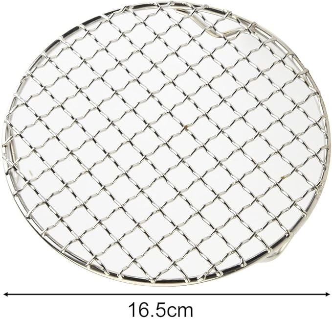 5-14 Inch Stainless Steel Barbecue Grill Rack For Air Fryer/Pressure Cooker/Stockpot/Round Cake Pan, Round Baking Cooling Steaming Rack With Various Sizes For Oven And Dishwasher Safe(16.5cm)