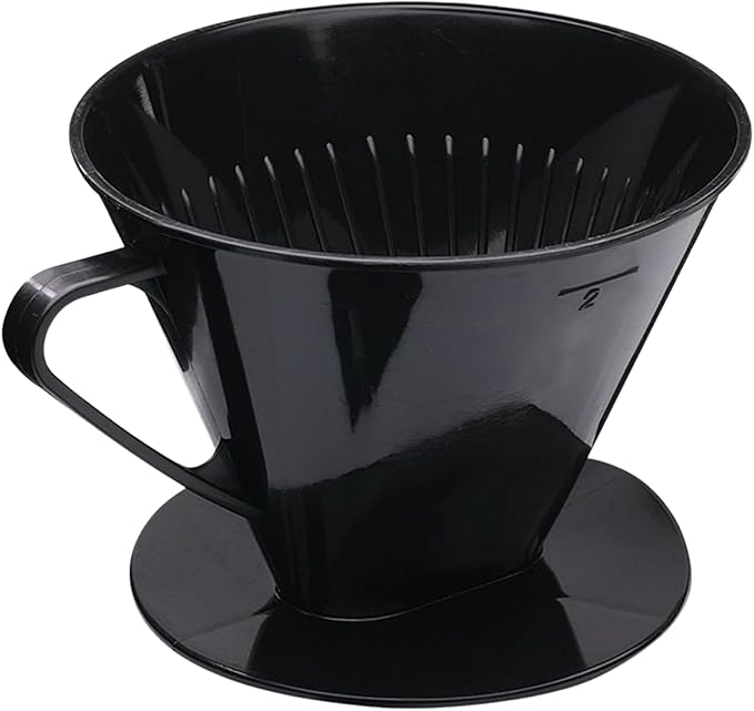 Westmark Pour Over Coffee Dripper, Coffee Filter Cone Size 2, Reusable Plastic for Manual Brewing, Up to 2 Cups, Model 24422261