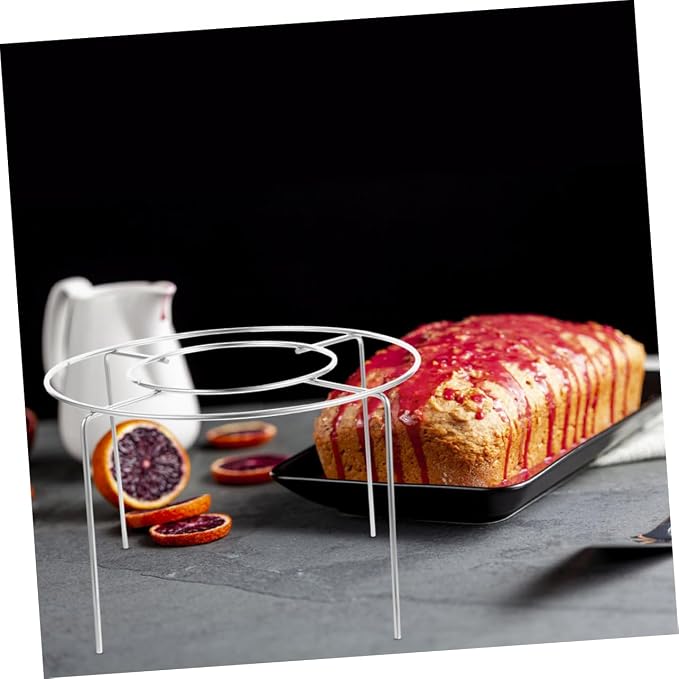 PRETYZOOM Stainless Steel Cooling Rack Stand for Cake Cookies for Cakes Easy Clean Design Essential for Home Bakers