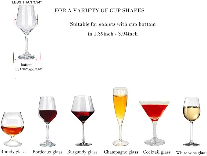 Wine Glass Rack, Under Cabinet Stemware Wine Glass Holder, Wine Glasses Storage Hanger Metal Organizer for Cabinet Kitchen Bar (Gold, 3 Rows 1 Pack)