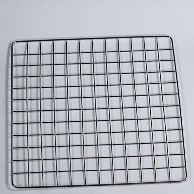 STOBAZA Stainless Steel Cooling Rack Reusable Baking and Draining Rack for Cookies Meat and Vegetables High Temperature Resistant Design for Versatile Cooking and Baking