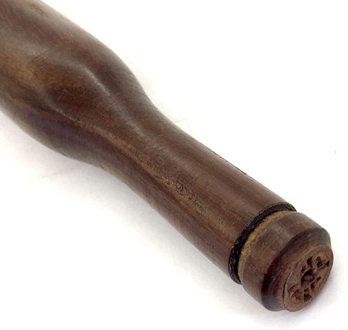 Wooden Rolling Pin (Belan) for Dough – Smooth Surface Roller for Roti, Chapati, Pizza, Pastry & Baking – Durable Kitchen Tool with Easy Grip Handles 14 inch Long