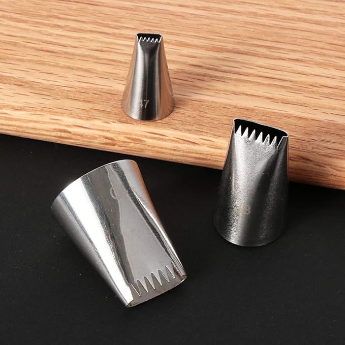 Symphony Wire Tips, Stainless Steel Icing Piping Nozzles For Pastry Fondant Tools (D)