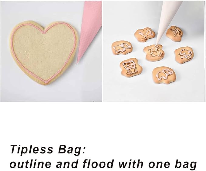 Mini Piping Bags, Disposable 7.6in Small Piping Bags 200pcs, Pastry Piping Bags for Cream Frosting, Icing Bags for Cake and Dessert Decorations Cake Decoration and Desserts