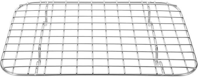 Alipis Stainless Steel Cooling Rack for Baking with Thick Grid Construction, Speeds up Cooling Process, Versatile Baking Options, Sturdy Wire Rack for Oven, Dishwasher Safe