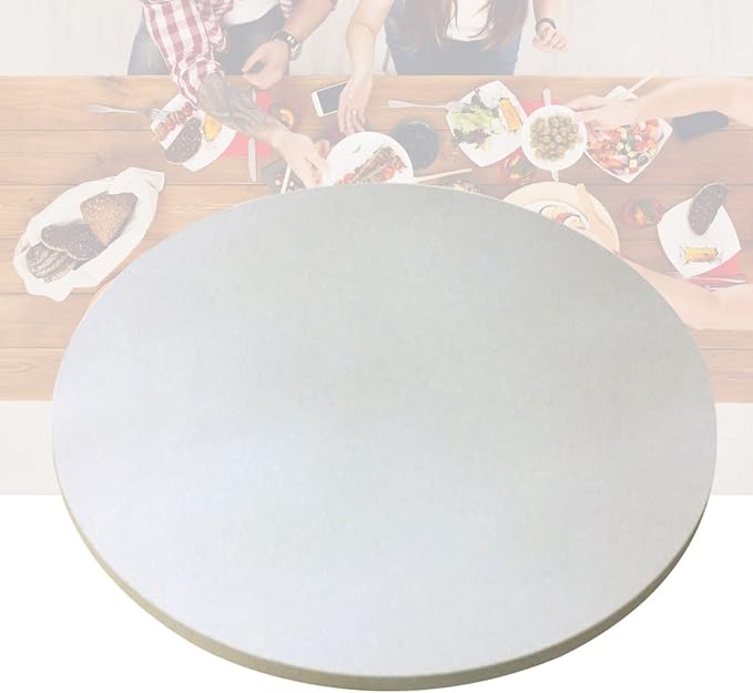 Rotating Round Lazy Susan Wooden Turntable, 32in 36in Dining Table Top Serving Plate, Wooden Swivel Serving Display, 360° Wood Serving Tray Smooth Rotation,Large Wooden Turntable Lazy