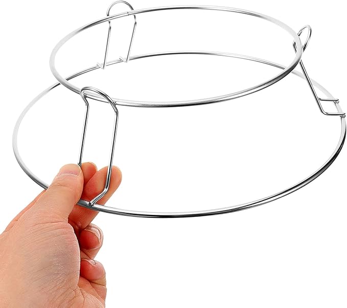 PRETYZOOM Cake Cooling Rack 6/8 Inch Non-stick round Baking Cooling Rack Stainless Steel Oven Safe Kitchen Baking Tool