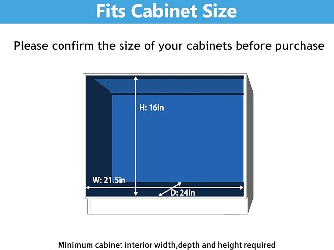 LOVMOR Individual Pull Out Cabinet Organizer, 2 Tier Cabinet Drawers Slide Out, Pots and Pans Organizer and Storage Pantry Shelf for Kitchen (20" W x 21" D)