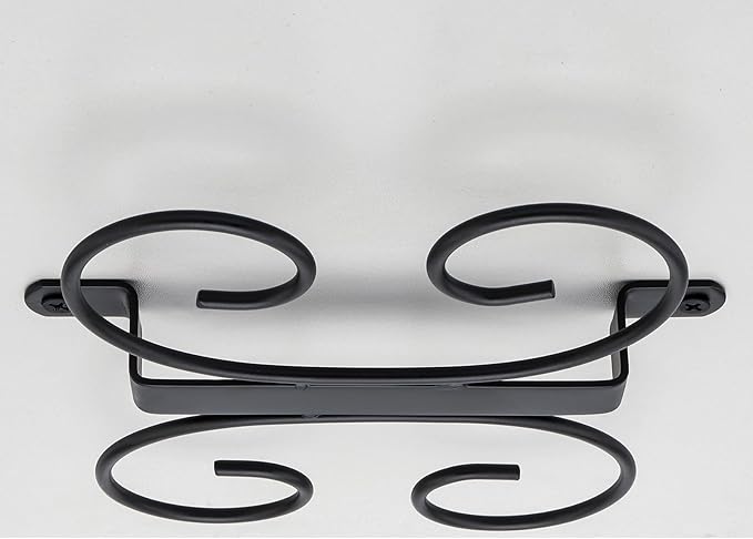 2 pack 9 inch Wine Glasses Rack,Wine Glass Hanger Rack Under Cabinet Cupboard,Stemware Wine Glass Holder 4 Hooks for Kitchen and Bar with 4pcs Screws,Screwdriver