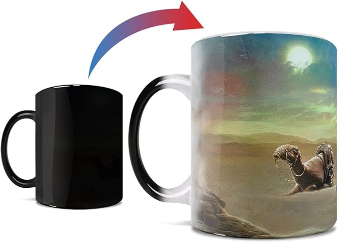 Morphing Mugs Star Wars – Obi-Wan Kenobi – Returning to His Past – One 11 oz Color Changing Ceramic Mug – Image Revealed When HOT Liquid Is Added! MMUG1537