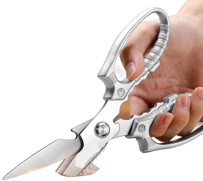 Compatible for High-hardness Sharp Stainless steel Scissors Kitchen gadgets Multipurpose Kitchen scissors Cutting Chicken Duck Goose Bones Fish