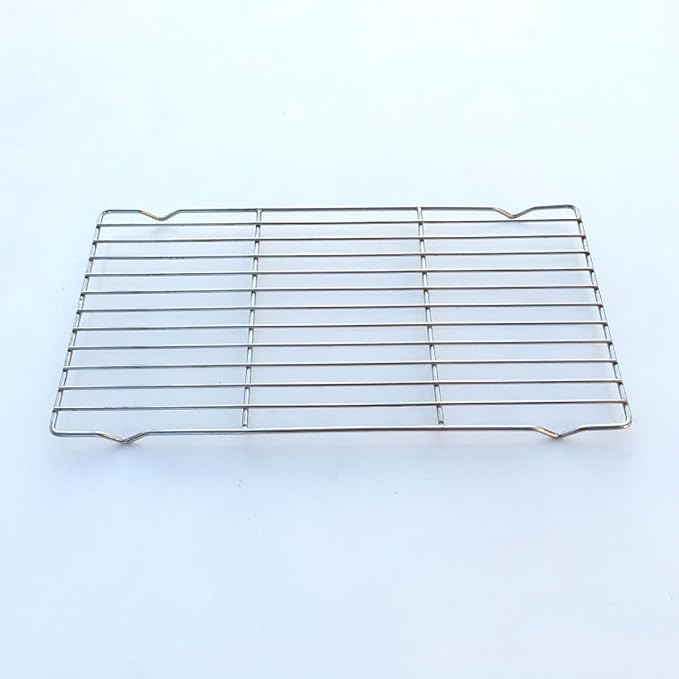 B&C.Room Multi-Purpose Wire Cooling Steaming Rack Stainless Steel Baking Rack Sheet Pan Barbecue Grills Grate 36 * 20.5cm