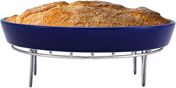 6/7/8 Inch Cooking Rack Round Stainless Steel Baking And Cooling Steaming Rack,Round Air Fryer Rack,Fits Air Fryer/Stock Pot/Pressure Cooker/Round Cake Pan (Eight-inch)