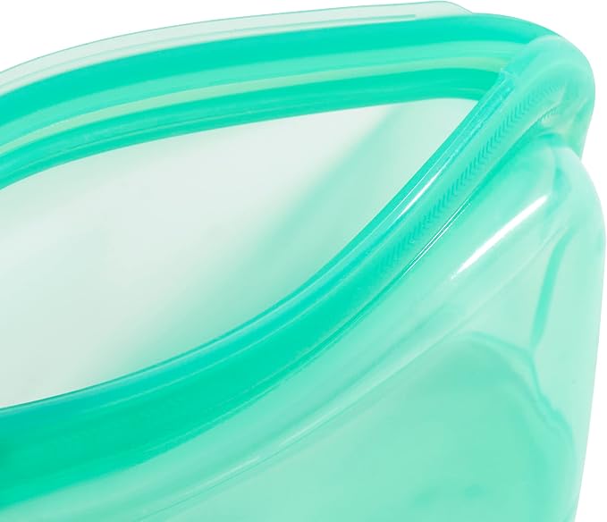 Cuisipro Stand-up Silicone, 44oz, 8.5 x 6.1inch, Green Reusable Bag