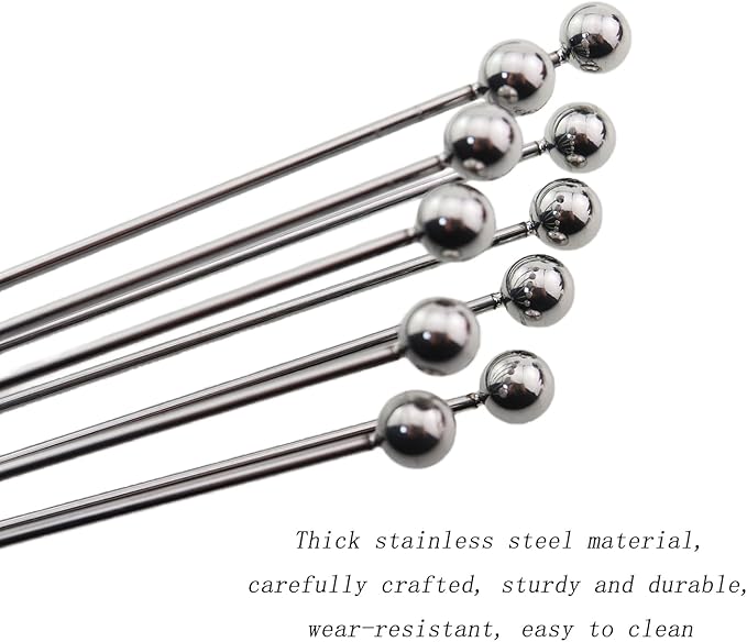 2PCS 430 Stainless Steel Mini Ball Shape Whisk 10/12inch Hand Creamer Cooking Tools Suitable for Kitchen Baking