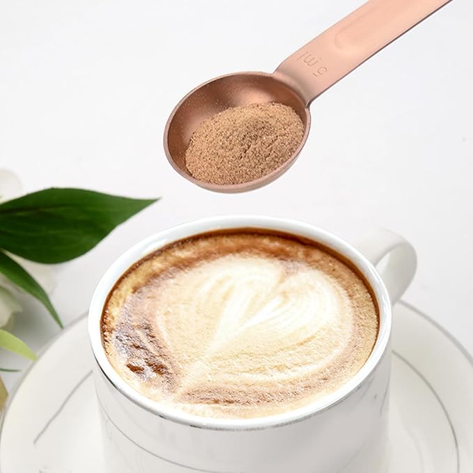 Professional Long Handle Stainless Steel Scoops Set for Accurate Coffee and Baking Measurements Rustless Spoon Double Ended Spoon