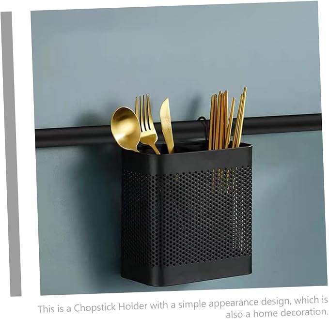 Stainless Steel Chopstick Holder Utensil Organizer for Home Kitchen Elegant Design Keeps Cutlery Neat and Accessible for Stylish Kitchen Decor Matte