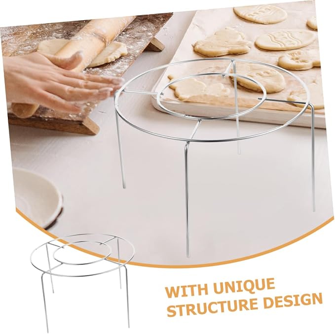 PRETYZOOM Stainless Steel Cooling Rack Stand for Cake Cookies for Cakes Easy Clean Design Essential for Home Bakers