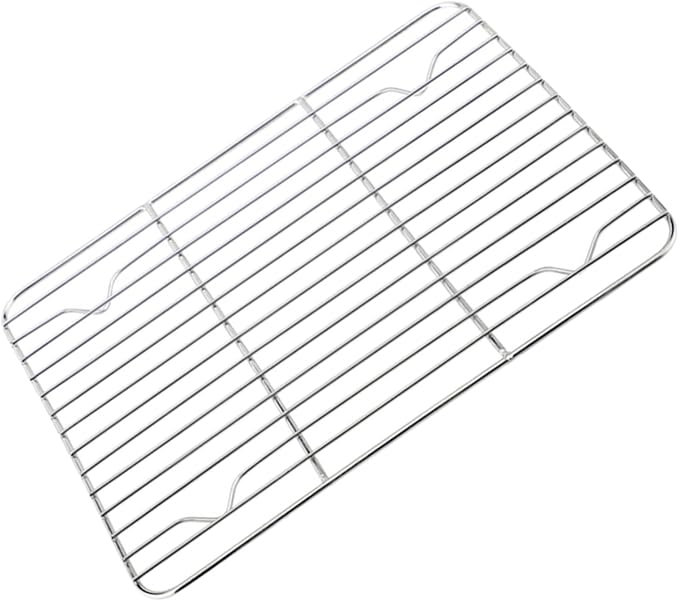 Stainless Steel Cooling Rack for Baking and Cooking Rack for Air Fryer and High Pressure Cooker Wire Rack Design for Even Steaming and Easy Cleaning