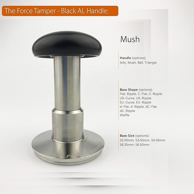 The Force Tamper Automatic Impact Coffee Tamper Adjustable Const Pressure and Autoleveling Extend Set New