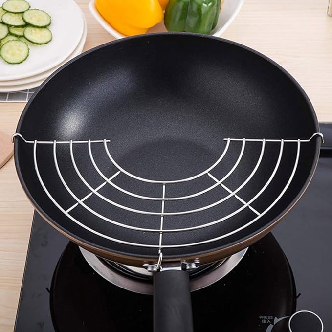 Cooking Rack Round, 6 Inch Stainless Steel Round Rack for Cooking Cooling Steaming Baking, Fit Air Fryer Stockpot Pot Pressure Cooker
