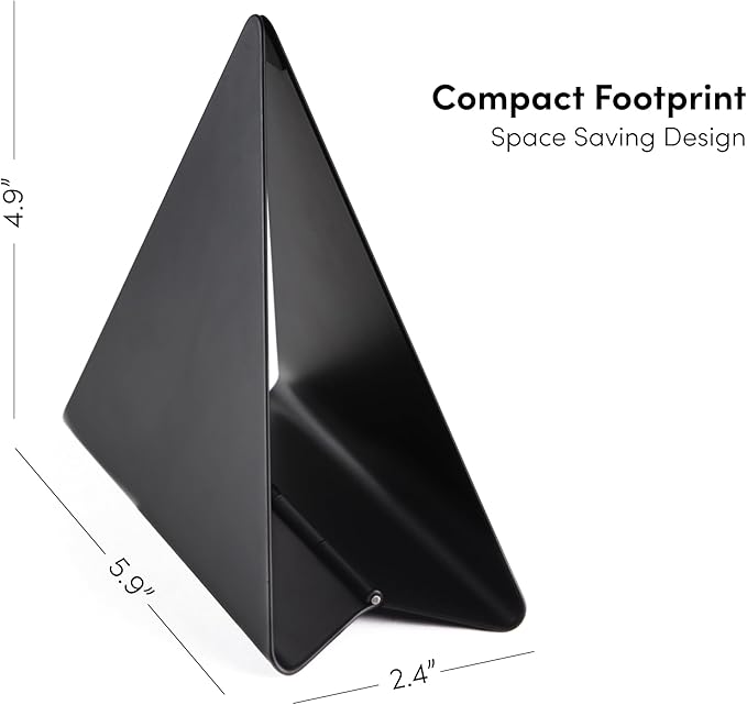 xympo Self-Adjusting Napkin Holder – Compact Black Metal Dispenser for Standard Paper Napkins, Ideal for Kitchen Countertops
