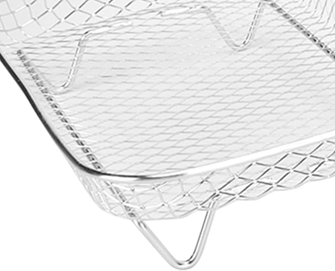 3 Layer Fryer Rack Stainless Steel Stackable Grilling Racks for Baking Cooling and Dehydrating Food Kitchen Accessories Multi Functional Dishwasher Safe Rust Durable