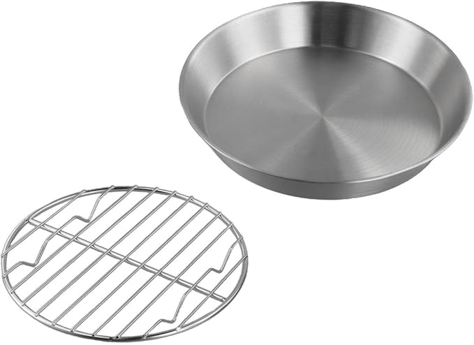 Round Cooling Rack,Stainless Steel Round Baking Pan With Cooling Rack For Effortless Cooking And Cleanup In The For Kitchen(16cm)